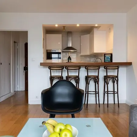Апартаменты Calm 1br Galeries Lafayette